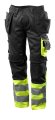 Mascot Veiligheids Timmermansbroek 17531-860 zwart-hi-vis geel